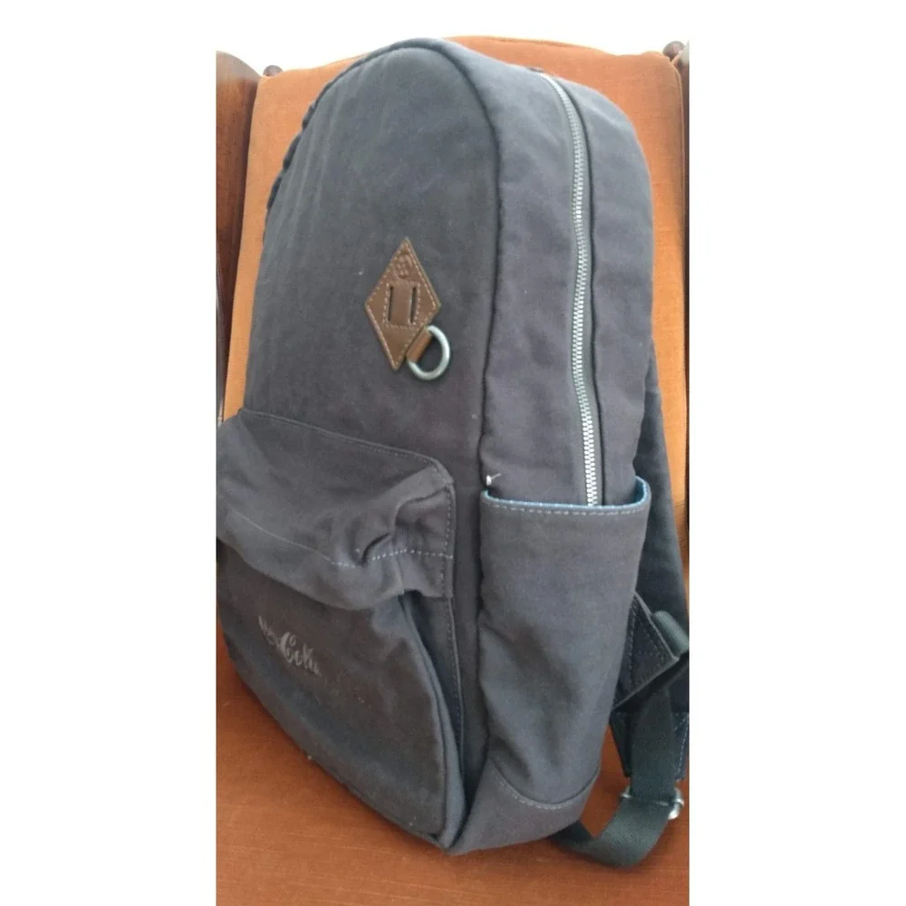 Alternative COCA-COLA Logo Padded Laptop Backpack Minimalist Monochrome Lash Tab
